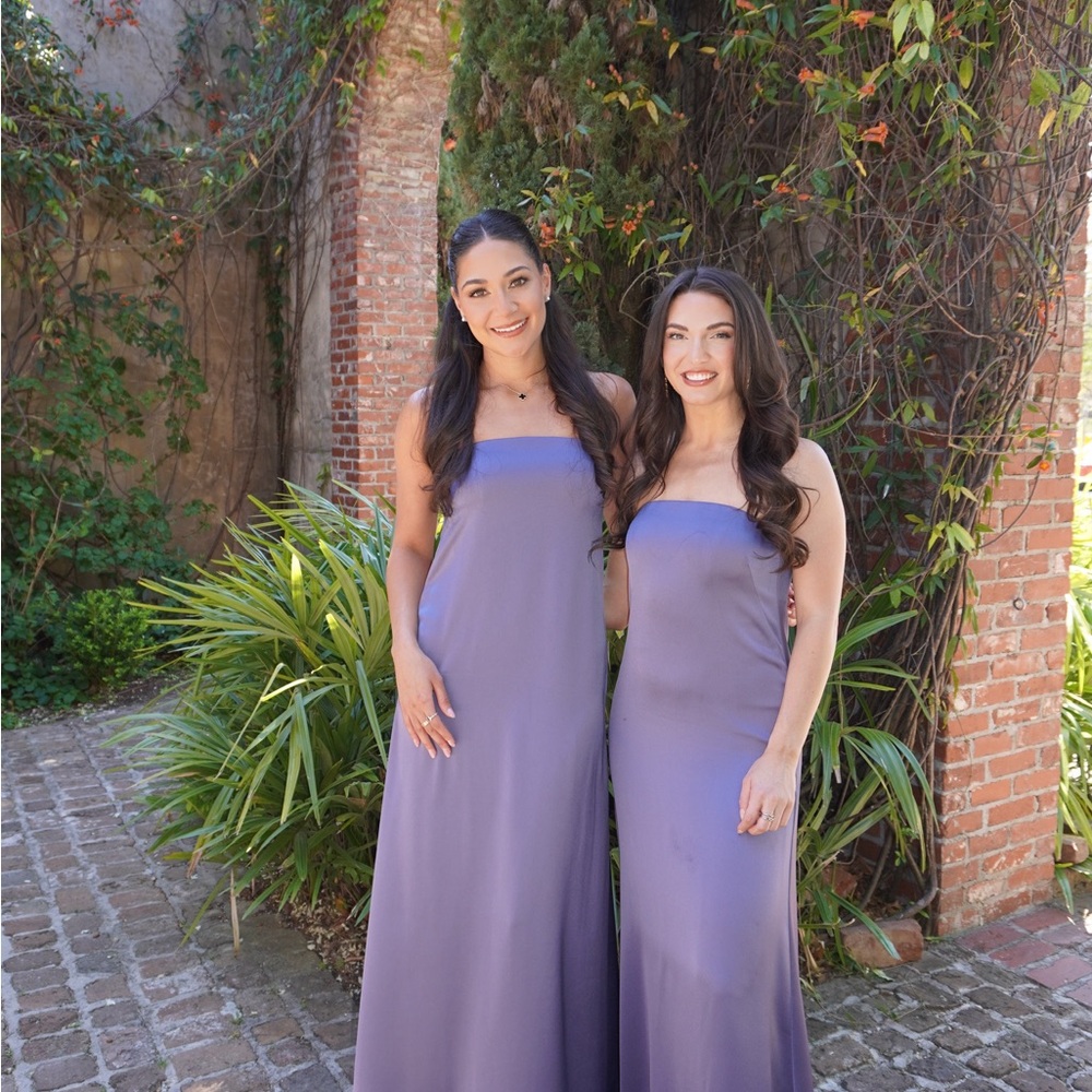 Jenny Yoo Strapless Floor-Length Bridesmaid Dress